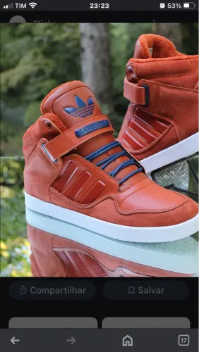Adidas AR 2.0 Winter masculino na cor laranja e azul Raro veio de Orlando