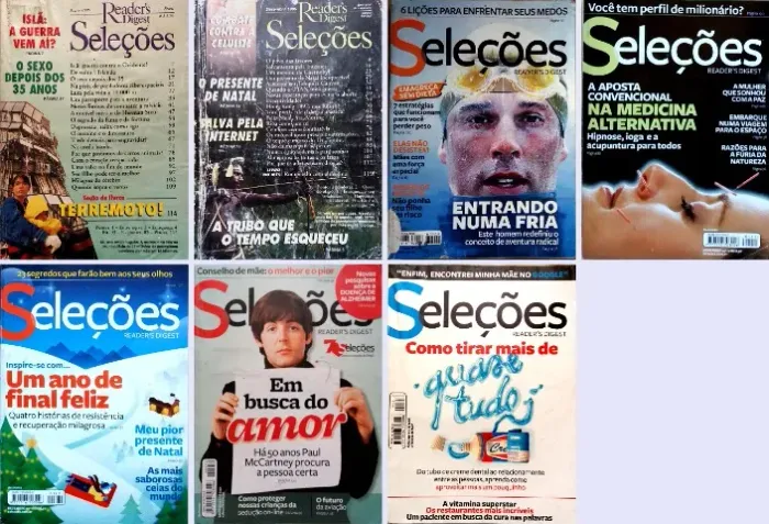 Seleções Reader's Digest (Reader's Digest Latinoamérica) [1996-2013] R$4,00. R$24,00 lote