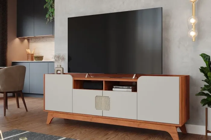 RACK BELLA DECOR 100% PLANEJADO EM MDF!! 62TR6