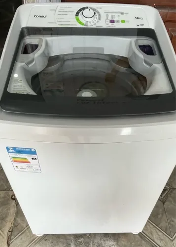 máquina de lavar roupa cônsul 14 kg semi nova 
