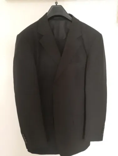 Terno liso Oxford - Preto - Completo
