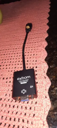 vendo 1 cabo conversor hdmi exbom /vga usado r$35,00 curitiba parana bairro uberaba (NÃO