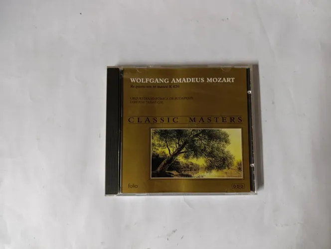 Cd clássic masters Wolfgang Amadeus Mozart requiem