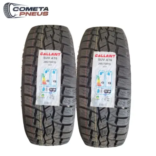  Kit 2 Pneus aro 15 medida 265/70r15  marca GALLANT SUV AT  p/ D20