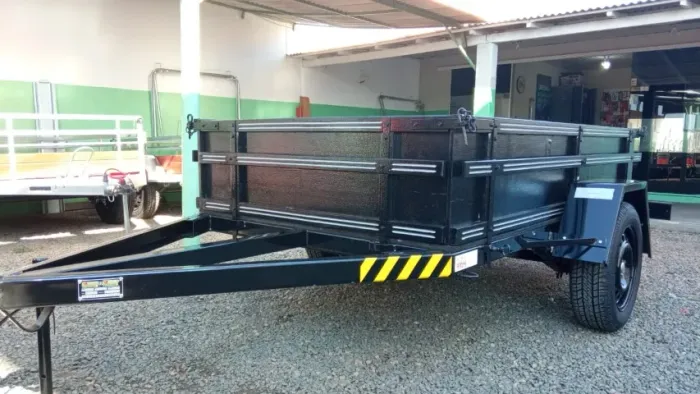 Carretinha Graneleira Especial (1 Ton.) 2,20 X 1,30m - Reboque Zero KM