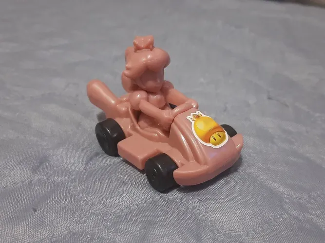 Miniatura Princesa Peach Kart Mario Mcdonald's 