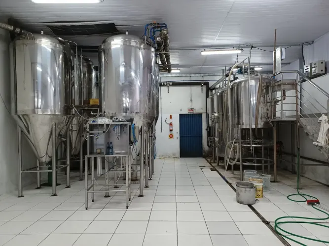 Cervejaria completa.