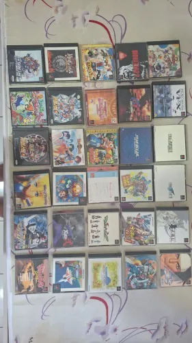 Lote 30 jogos originais ps1 Japonês completos
