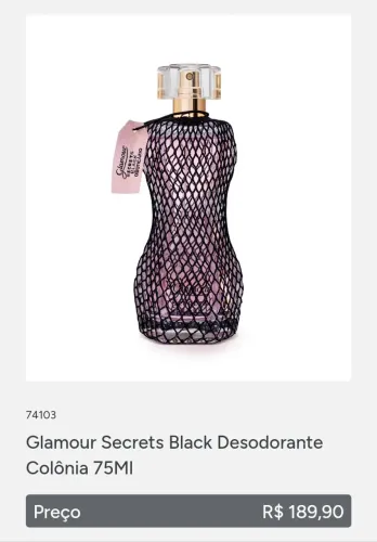 Glamour secrets black