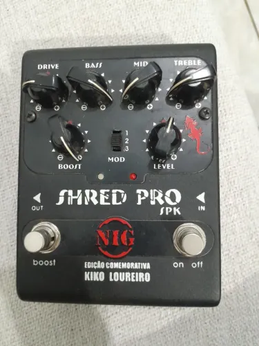 Pedal de guitarra NIG SHRED PRO edição comemorativa KIKO Loureiro