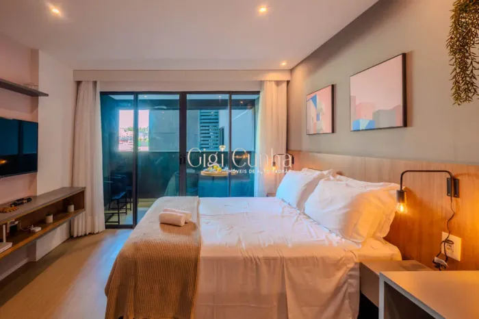 Studio mobiliado para locação em Jardim Armação com 30,77 m² no Art Studio