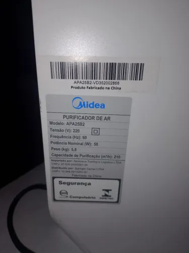 Purificador de ar Midea