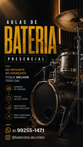 Aulas de bateria 