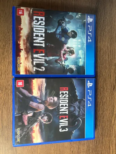 Resident Evil 2 e 3 ps4