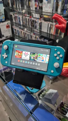 Nintendo Switch Lite D3sbl0qu34d0, aceito seu usado de entrada e cartões até 18x
