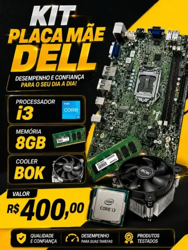 Kit dell placa mãe