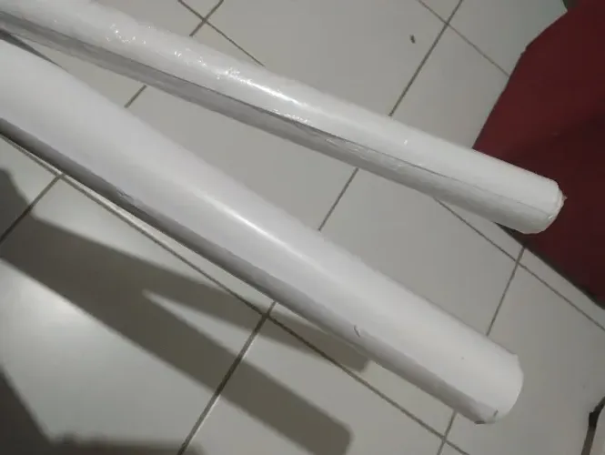 Papel Adesivo para Móveis e Parede Branco Lavável Fosco