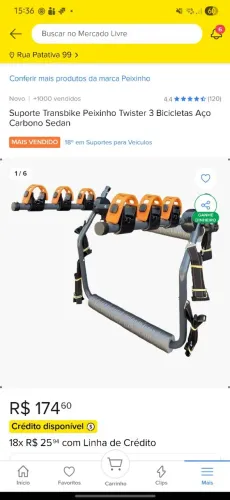 Suporte transbike para 3 bicicletas