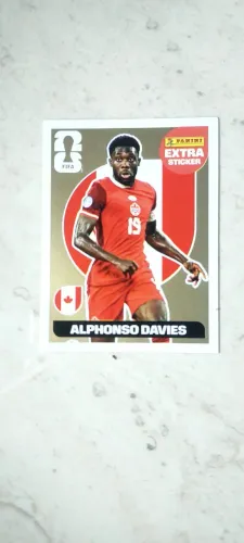 figurinha legend Alphonso Davids ouro