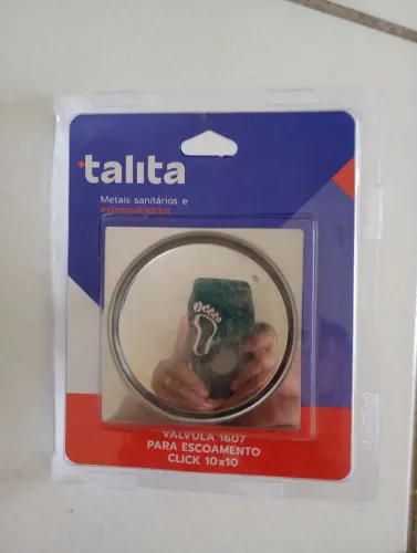 Válvula para escoamento CLICK 10x10 TALITA.