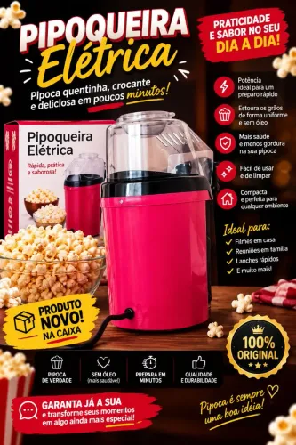 Pipoqueira elétrica