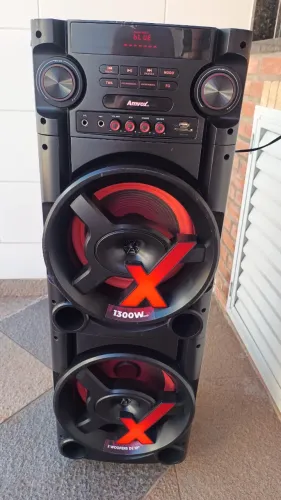 Caixa Amplificada Amvox 1300w