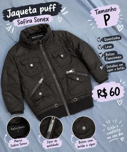 Jaqueta Puff Tam P