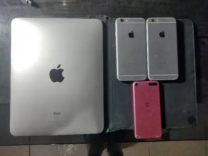 Iphone, Ipod e Ipad para retirada de peças