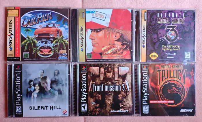 Jogos Playstation 1 e Sega Saturn