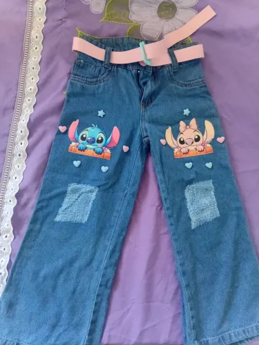 CALÇA JEANS STITCH FEMININA 