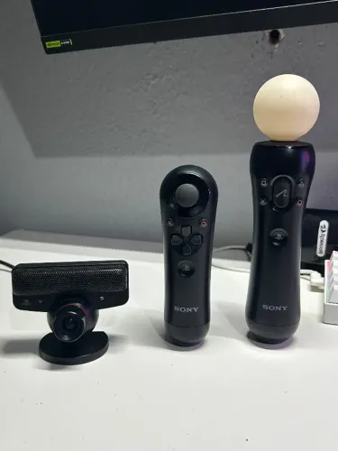 Kit PS move - controle de movimento e câmera para ps3 e ps4