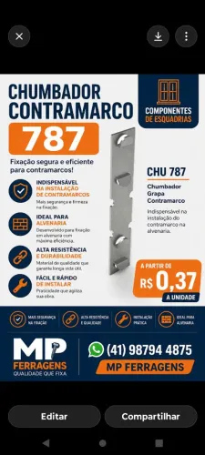Chumbador contramarco 787 