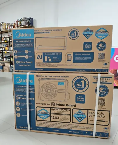 Ar condicionado spli Midea inverter 12 mil BTUs+IA Ecomaster