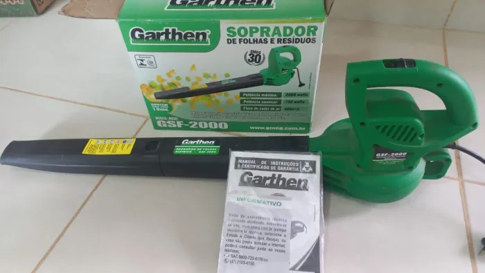Soprador de folhas e Resíduos Garthen GSF2000 - 200V