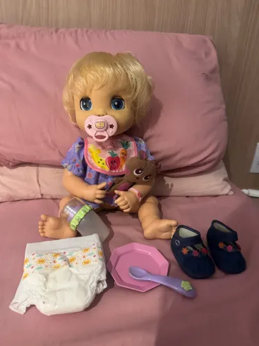 Baby alive linda surpresa roxa