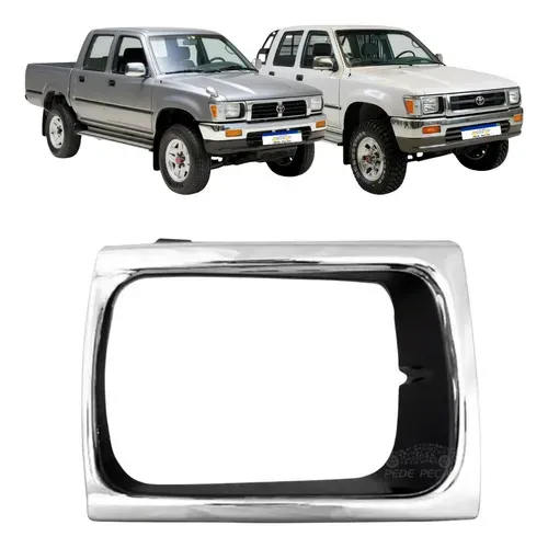 Aro Farol Toyota Hilux 1992 1993 1994 1995 A 2001 Cromado
