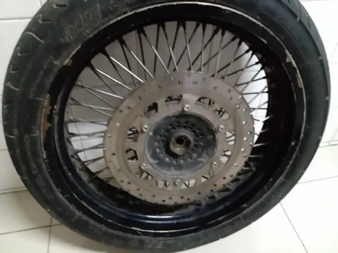 Rodas dianteira e traseira para Teneré 600 duplo raio completa