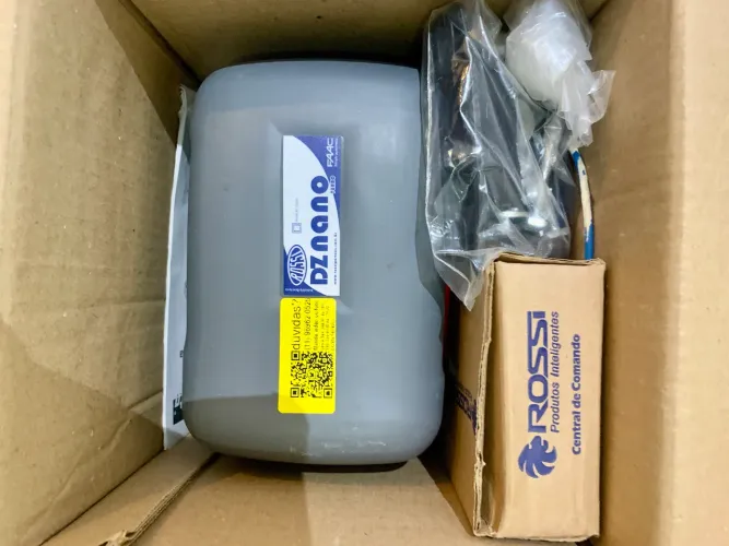 KIT MOTOR DE PORTÃO AUTOMÁTICO ROSSI