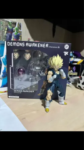 Boneco de ação Battle Vegeta Damage Black