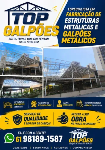 Galpão Metálico - Menor Valor 