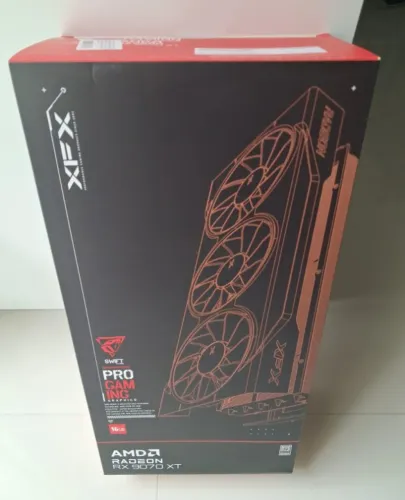 Nova/Lacrada - AMD RX 9070 XT 16GB XFX SWIFT + NF e 3 anos de garantia