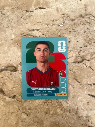 CR7, Ronaldo Figurinha da copa panini 2026 CRISTIANO RONALDO