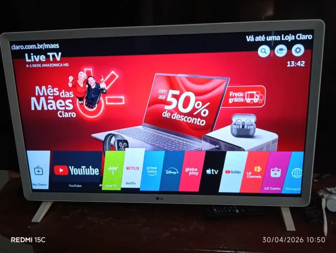 TV Smart 32 polegadas nova com notal fiscal