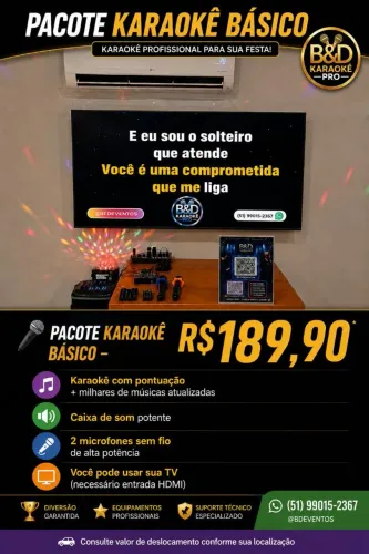 Aluguel de karaokê