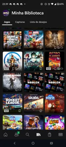 Conta de Xbox com vários jogos
