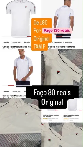 Camisa masculina Fila