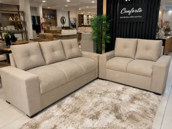 Oferta do dia ! Sofá 2 e 3 lugares a pronta entrega !
