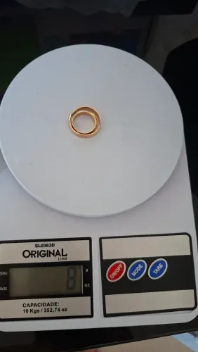 Par de aliança em ouro
