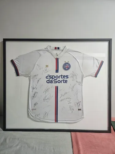 Camisa do Bahia autografada 