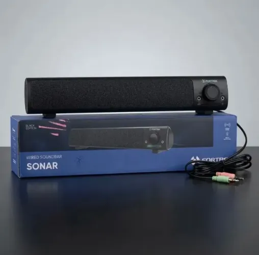 Caixa De Som Soundbar Gamer Home Theater Fortrek Sonar Preto